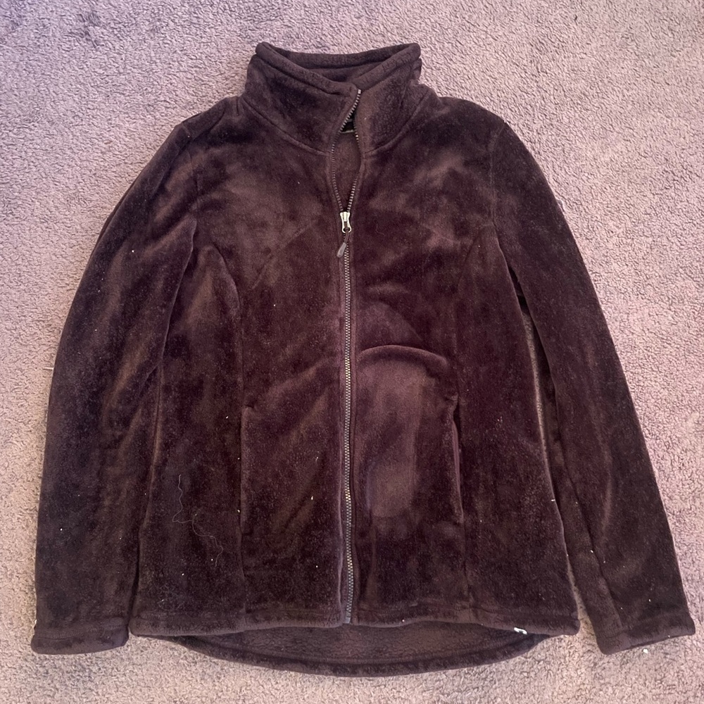 Fuzzy Full-Zip Sweatshirt